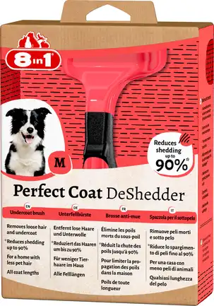 Дешеддер 8in1 Perfect Coat для вичісування собак, розмір M, 6,5 см: додаткове фото 3