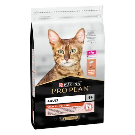 Сухий корм PRO PLAN Adult 1+ Vital Functions для дорослих котів з лососем 10 кг: додаткове фото 2