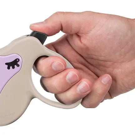 Ferplast AMIGO MINI COR BEIGE-PURPLE Рулетка-поводок зі шнуром: додаткове фото 3
