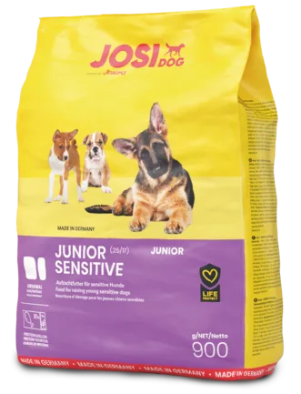 Корм для собак JosiDog JUNIOR SENSETIVE 0,9 кг