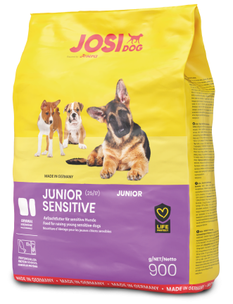 Корм для собак JosiDog JUNIOR SENSETIVE 0,9 кг