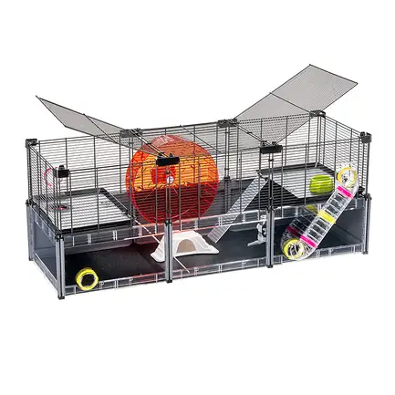 Ferplast CAGE MULTIPLA HAMSTER L BLACK Модульна клітка для дрібних гризунів: додаткове фото 5