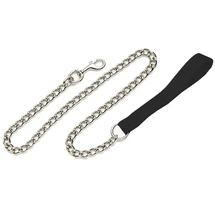 Coastal Titan Chain Dog Leash КОСТАЛ ПОВІДЕЦЬ-ЛАНЦЮЖОК для собак, ланка 3мм Чорний