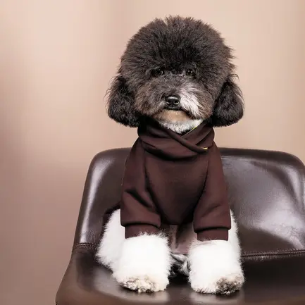 Толстовка Pet Fashion «Megan» для дівчинки, розмір XS, шоколадна: додаткове фото 4