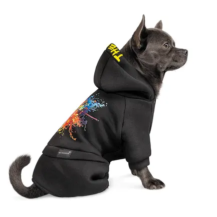 Костюм Pet Fashion «Flash» для собак, розмір S, чорний: додаткове фото 2