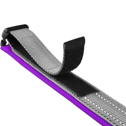 Нашийник для Собак BronzeDog Sport Сіро - Фіолетовий XL: додаткове фото 4