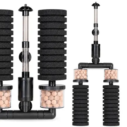 Внутрішній фільтр Kruger Meier AeroTwin BIO L для акваріума 60-120 л, 350 л/год, 3 Вт: додаткове фото 6