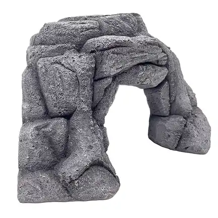 Декорація кутове укриття Hobby Rocky Corner Shelter 19×17,5×13,5 см для тераріуму та акваріума (36506): додаткове фото 4