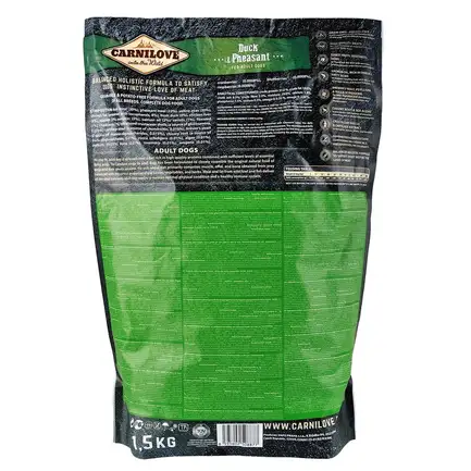 Сухий корм Carnilove Duck & Pheasant для дорослих собак всіх порід, качка та фазан, 1,5 кг: додаткове фото 4