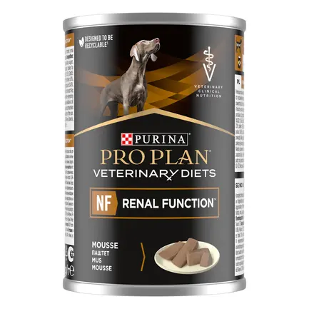 Вологий дієтичний корм PRO PLAN VETERINARY DIETS NF Renal Function для дорослих собак для підтримання функції нирок при хронічній хворобі нирок, мус 400 г