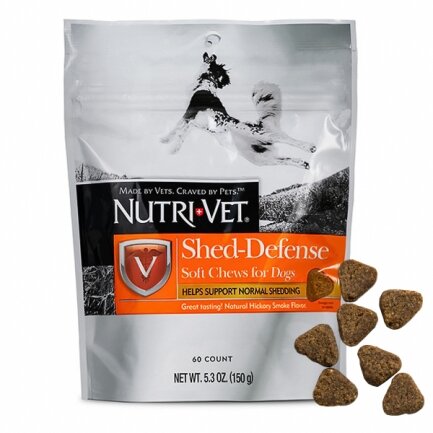 Nutri-Vet ЗАХИСТ ШЕРСТІ (Shed-Defense Soft Chews) жувальні табл. для собак 0,15 кг