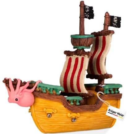 Декорація піратський корабель Kruger Meier Pirate Ship S 16x6x15см (16614)