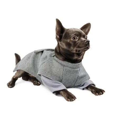 Жакет Pet Fashion «Шатл» для собак, розмір XS2, сірий: додаткове фото 2
