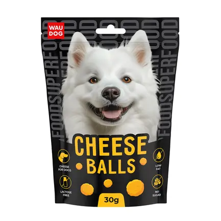 Ласощі для собак WAUDOG Treats Хрусткі сирні кульки, 30 г: додаткове фото 2