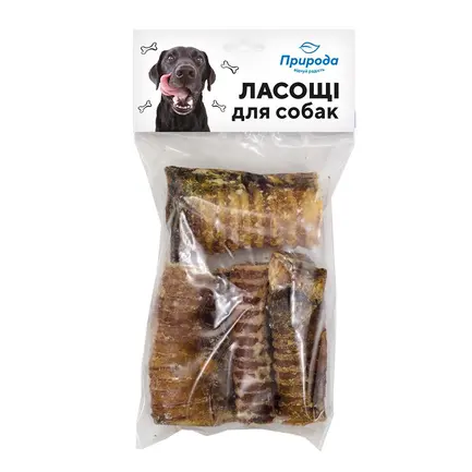Ласощі Природа «Трахея яловича» для собак, 100 г
