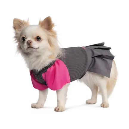 Сукня Pet Fashion «Classic» для дівчаток, розмір XS2, коричнева: додаткове фото 2