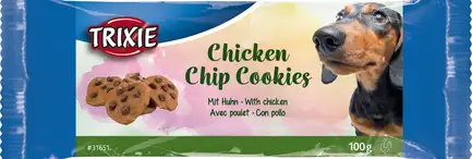 Ласощі Trixie Chicken Chip Cookies для собак, печиво з куркою 100 г: додаткове фото 3