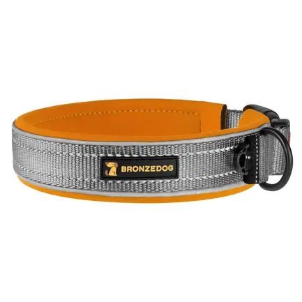 Нашийник для Собак BronzeDog Sport Сіро - Помаранчевий XL: додаткове фото 6