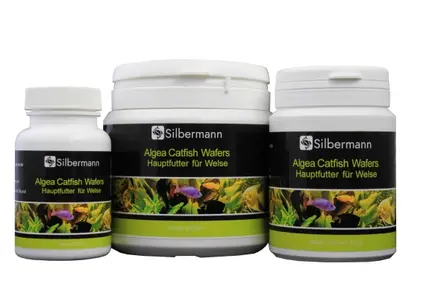 Корм Silbermann Algea Catfish Wafers 120 ml (SIS125) таблетки для рослиноїдних сомів