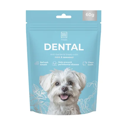 Ласощі для собак WAUDOG Treats Dental Паличка для чистки зубів з м’ятою та водоростями, 60 г: додаткове фото 3