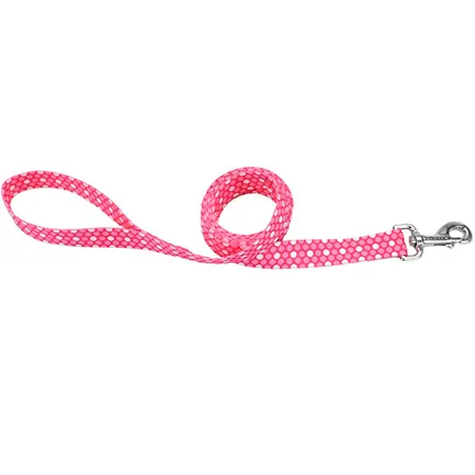 Coastal Pet Attire Styles КОСТАЛ СТАЙЛС повідець для собак, 2смХ1.2м рожева точка