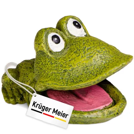 Декорація весела жаба Kruger Meier Froggy Bubble 11x8x5см (1185): додаткове фото 2