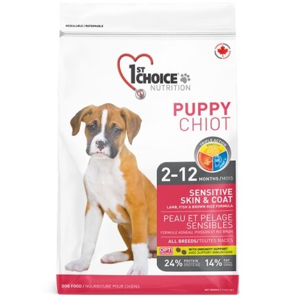 1st Choice Puppy Sensitive Skin&amp;Coat ФЕСТ ЧОЙС ЦУЦЕНЯ ЯГНЯ РИБА сухий суперпреміум корм для цуценят 2,72 кг