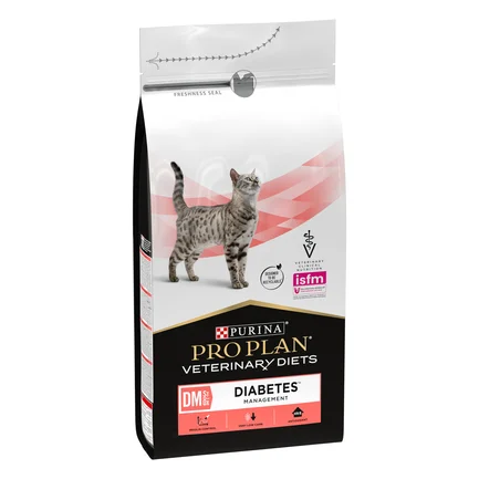 Сухий дієтичний корм PRO PLAN VETERINARY DIETS DM ST/OX Diabetes Managment для дорослих котів для регулювання надходження глюкози (цукровий діабет) 1,5 кг: додаткове фото 3