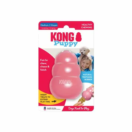 Іграшка KONG Puppy груша-годівниця для цуценят середніх порід, M: додаткове фото 2