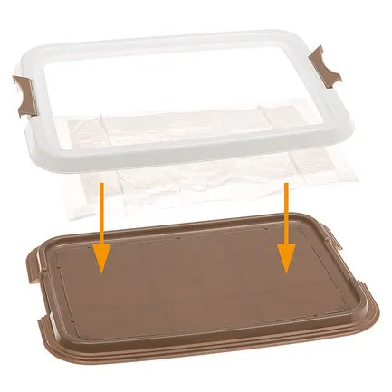 Ferplast HYGIENIC PAD TRAY SMALL Гігієнічний лоток, пластик: додаткове фото 3