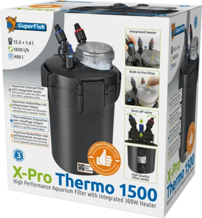 Зовнішній фільтр SF X PRO THERMO 1500 (N7031710) з нагрівачем