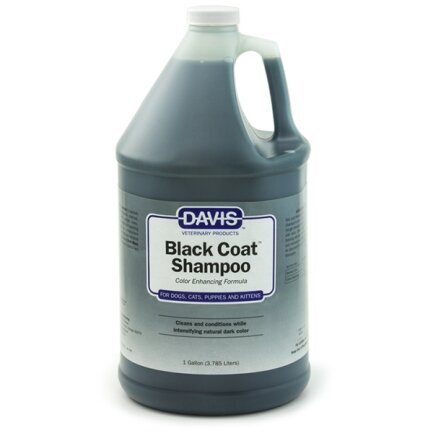 Davis Black Coat Shampoo ДЕВІС БЛЕК КОУТ шампунь для чорної шерсті собак і котів, концентрат 3,8 л