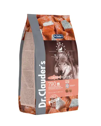 Сухий моно протеїновий корм для собак Dr.Clauder’s Wildlife Salmon з високим вмістом м'яса лосось 2 кг
