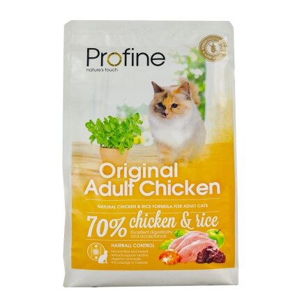 Сухий корм Profine Original Adult для дорослих котів, з куркою та рисом, 2 кг — Фото 2