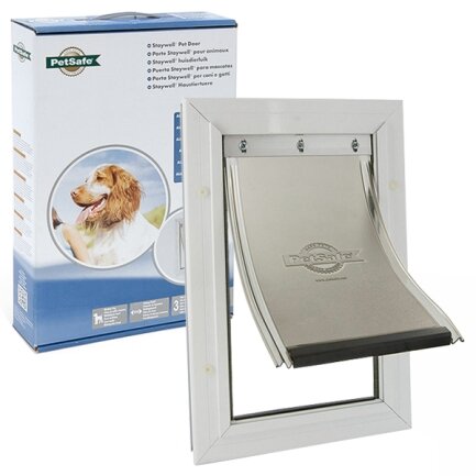 PetSafe Staywell Aluminium Medium ПЕТСЕЙФ СТЕЙВЕЛ АЛЮМІНІЙ дверцята для собак середніх порід, посилена конструкція 277х400 мм