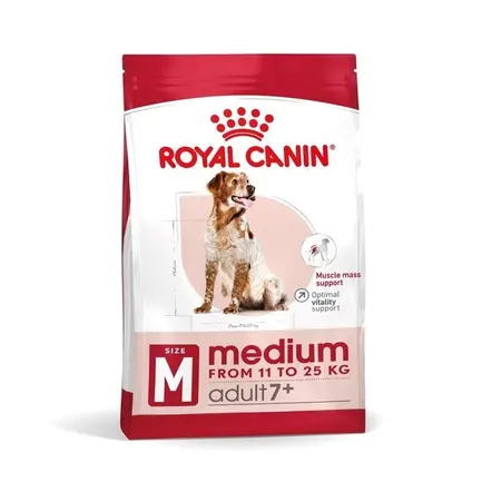 Сухий корм Royal Canin MEDIUM ADULT 7+ для собак зрілого віку середніх порід 15 кг
