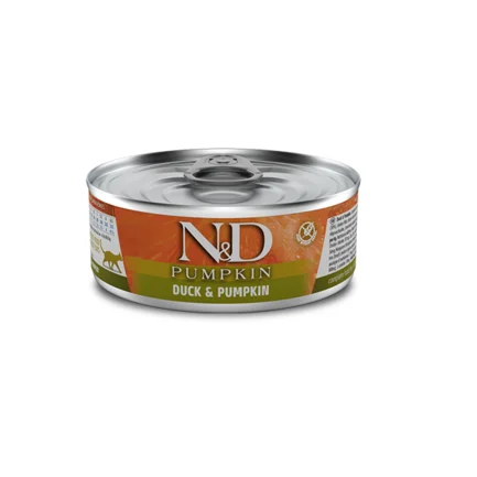 Вологий корм Farmina N&D Grain Free Pumpkin Duck Adult для котів, беззерновий, з гарбузом та качкою, 70 г