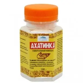 Білково-кальцієва підживлення Ахатинка для сухопутних равликів, 100г