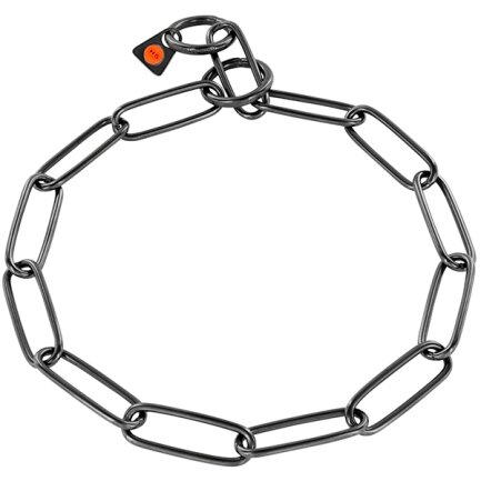 Sprenger Collar Long Link СПРЕНГЕР НАШИЙНИК для собак, довга ланка 3мм, воронована нержавіюча сталь 3 мм, 50 см