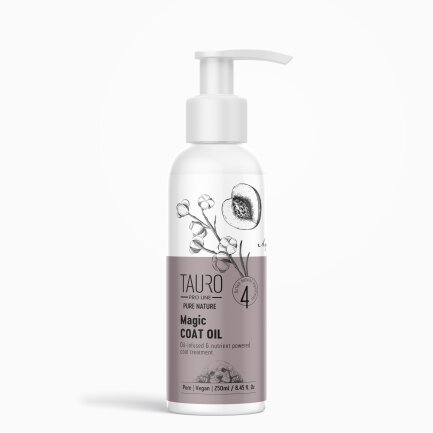 Масло для догляду за шерстю собак і котів Tauro Pro Line Pure Nature Magic Coat Oil 250мл