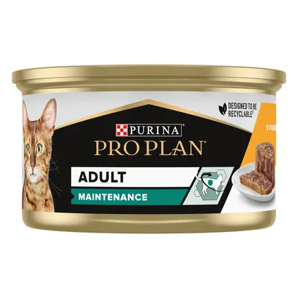Вологий корм PRO PLAN Adult для дорослих котів шматочки в паштеті з куркою 85 г: додаткове фото 3