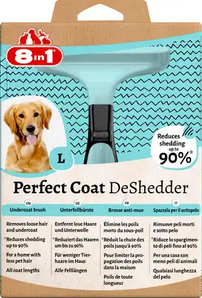 Дешеддер 8in1 Perfect Coat для вичісування собак, розмір L, 10 см: додаткове фото 3