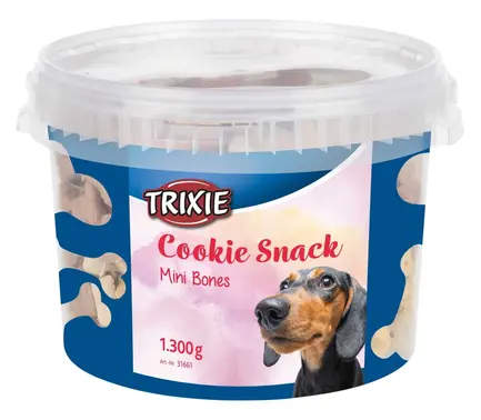 Ласощі Trixie Cookie Snack Mini Bones для собак, міні-кісточки, 1,3 кг: додаткове фото 2