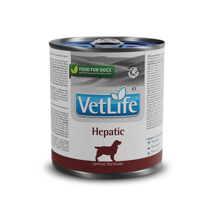 Вологий корм Farmina Vet Life Hepatic для собак дієт. харчування, при хронічній печінковій недостатності, 300 г