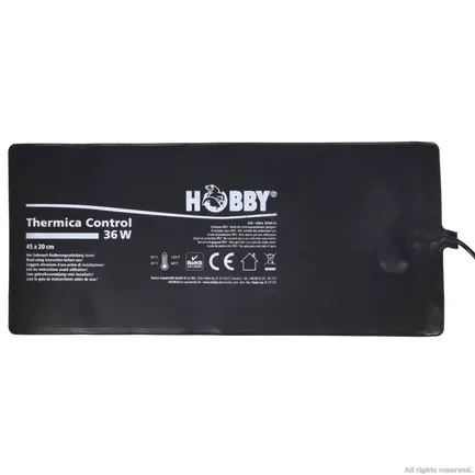 Нагрівальний мат водонепроникний з контролером Hobby Thermica Control 36 Ват IP67 45x20см (37127): додаткове фото 2