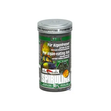 Основний корм преміум-класу JBL Spirulina для водоростеїдів, 1 л