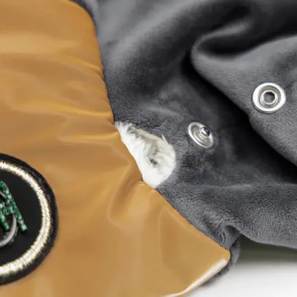 Толстовка Pet Fashion «Rollie» для собак, розмір S, бежева/сіра (лімітована серія): додаткове фото 5
