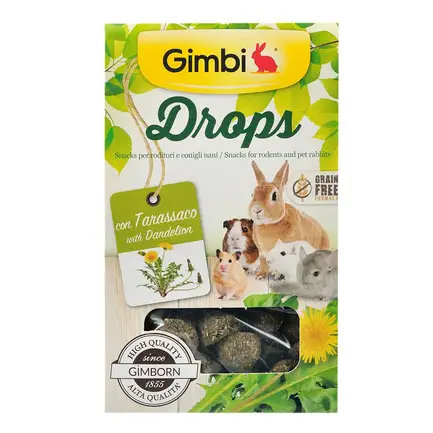 Ласощі GimBi для гризунів, дропси з кульбабою, 50 г: додаткове фото 3