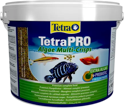 Корм Tetra PRO Algae Multi-Crisps для травоїдних риб, з овочами, 1,9 кг (чіпси)