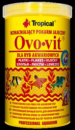 Сухий корм Tropical Ovo-Vit для всіх акваріумних риб, 200 г (пластівці)